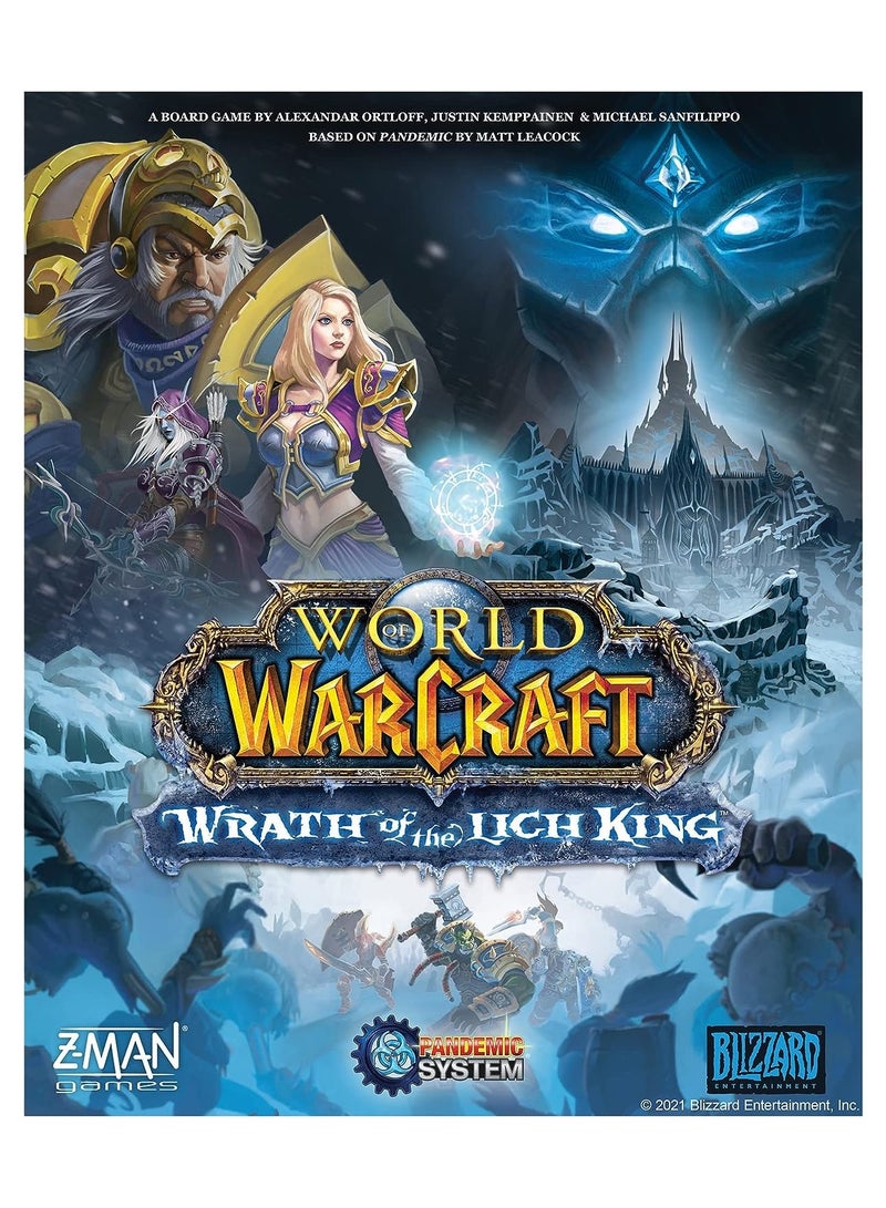 Z-Man Games Z Man Games Pandemic Wrath of the Lich King Board Game Ages 14+ 1 to 5 Players 45 60 Minutes Playing Time Black ZM7125 - Image 2