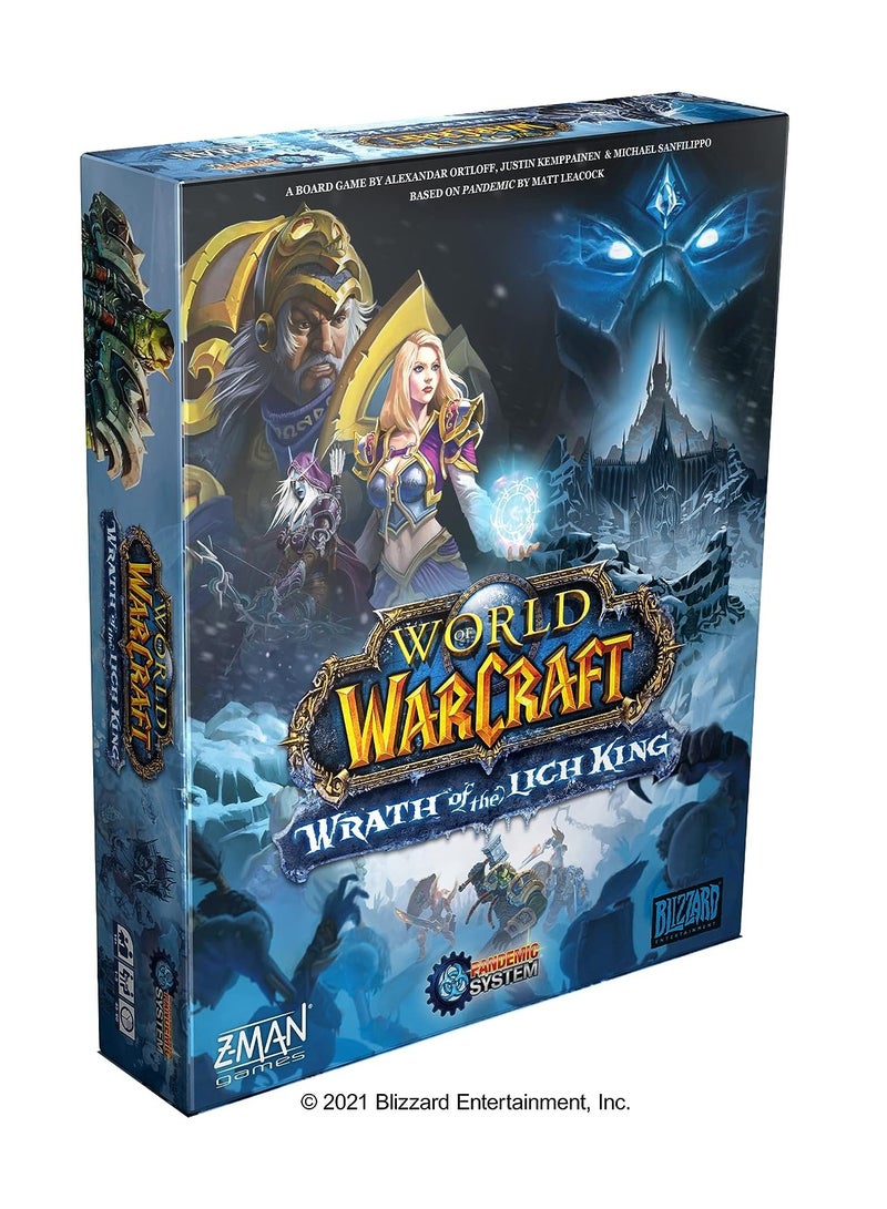 Z-Man Games Z Man Games Pandemic Wrath of the Lich King Board Game Ages 14+ 1 to 5 Players 45 60 Minutes Playing Time Black ZM7125 - Image 3