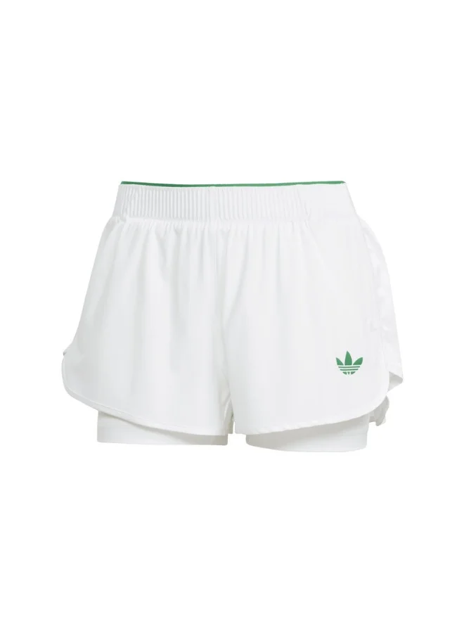adidas Adidas Shorts Pro White Shorts (1/2) Shorts For Women