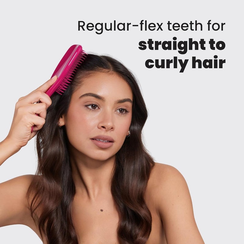 TANGLE TEEZER فرشاة فك التشابك النهائية للشعر الرطب والجاف، تقضي على العقد وتقلل من التكسر لجميع أنواع الشعر، توت كهربائي - Image 5