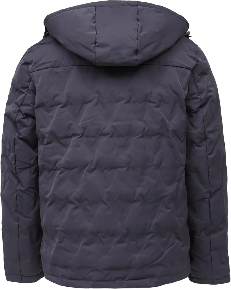 سيدرو CEDRO Puffer Jacket with Fur Lining for Men - Water and Wind Resistant