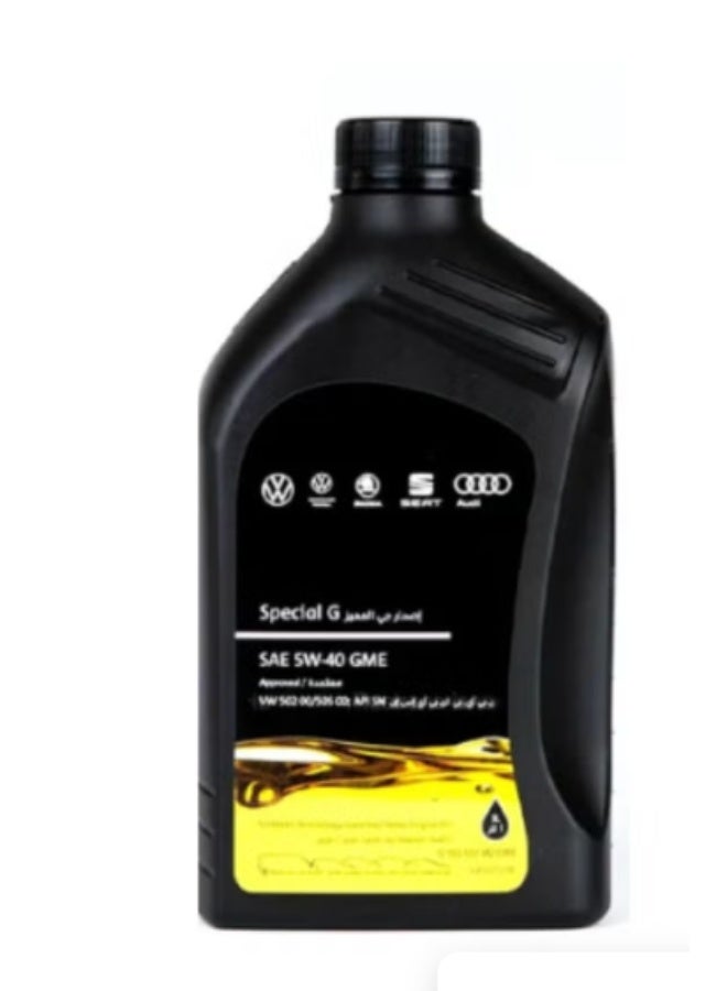 زيت محرك VW Group Special G لزوجة 5W40 – سعة 1 لتر – معتمد VW 502 00 / 505 00 – API SN