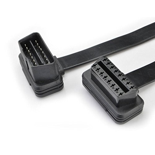 OLLGEN 3M/9.8Feet Ultra Flat Low Profile 16 Pin Male to Female OBDII OBD2 Extension Cable Car Diagnostic Extender Cord Adapter - Image 4