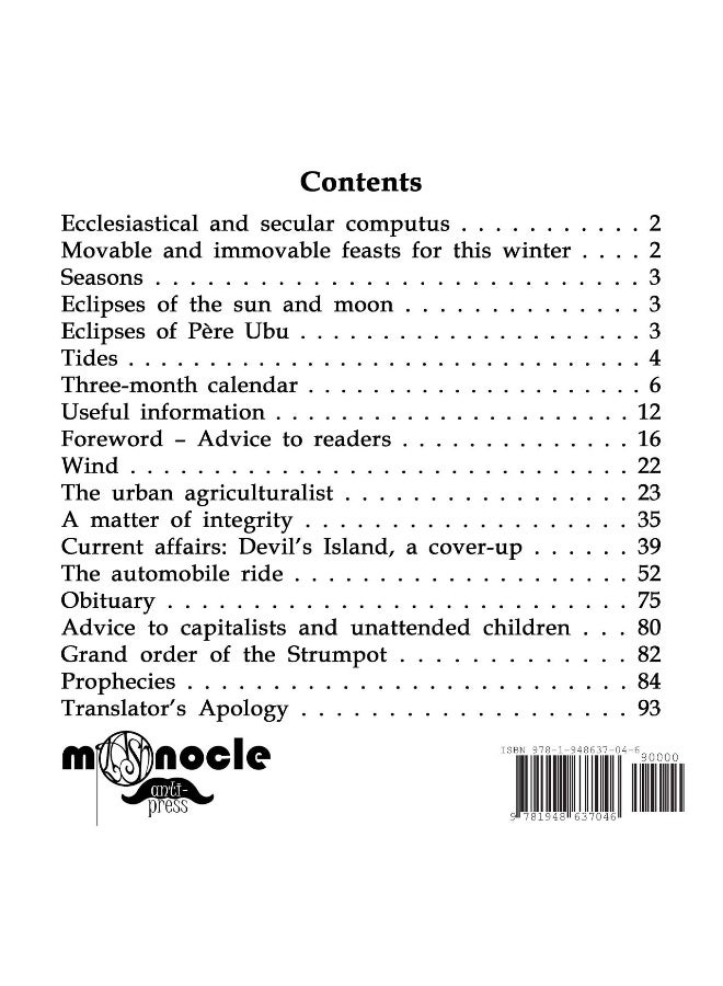 Père Ubu's Illustrated Almanac: January/February/March 1899 - Image 2