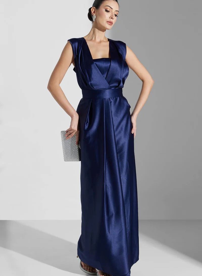 Iyra Tie Detail Tiered Dress