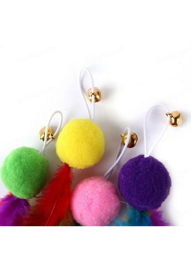 Sunkizzrs® Cat Toys - Interactive Toy Set with Retractable Teaser Wands and Feather Toys - Activity Toys to Exercise Cats and Kittens (1 Retractable Stick + 2 Feather Balls) - Image 5