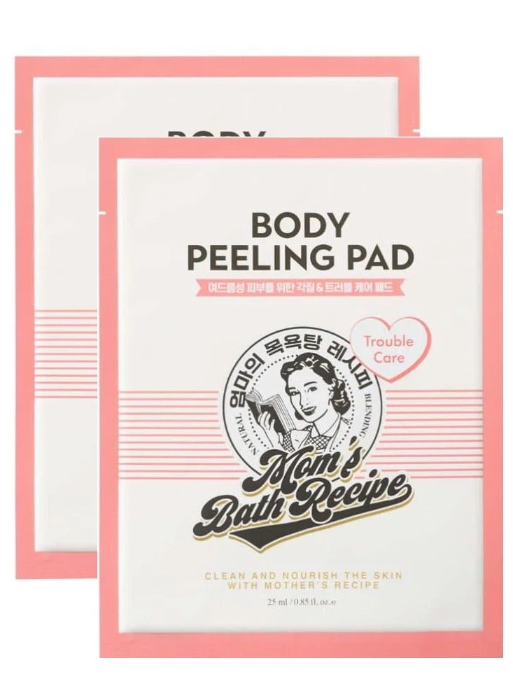 Mom's Best Friend Two Pieces of Mom's Bath Recipe Body Peeling Pad Trouble  - Image 1