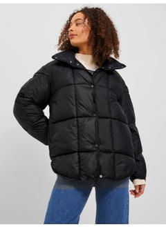 JJXX Hooded Black Women's Coat 12237579  - Image 1