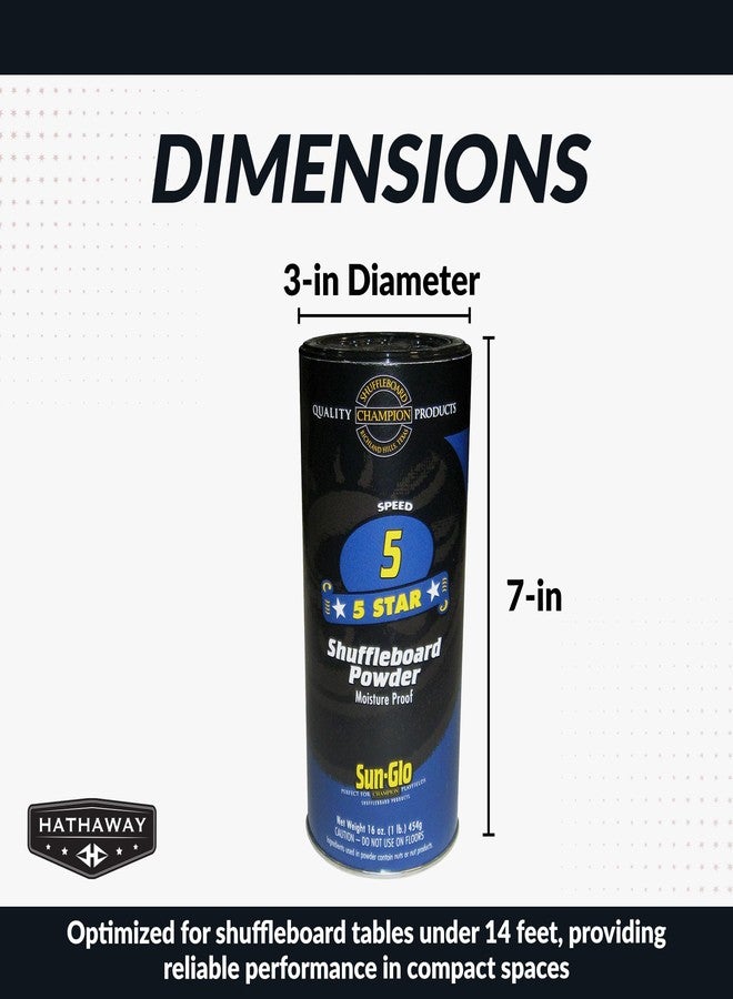 Hathaway Shuffleboard Wax Powder, Black - Image 2