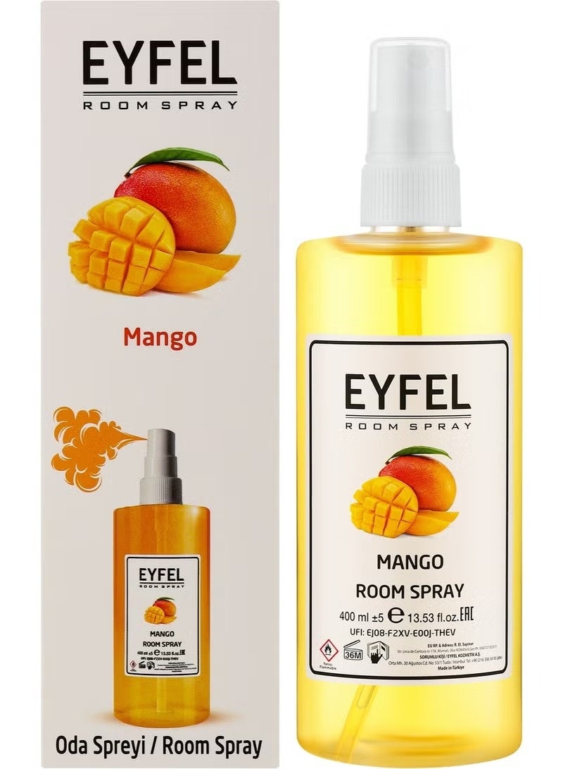 آيفيل معطر جو بخاخ برائحة المانجو - رائحة تدوم طويلًا، ٤٠٠ مل | زيوت عطرية فاخرة للمنزل والمكتب - Image 1