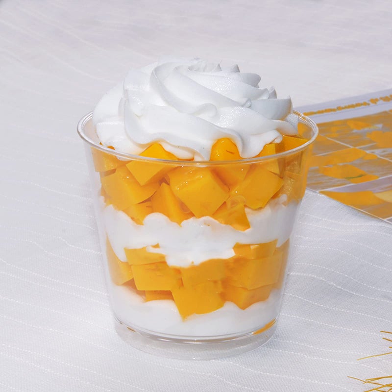 MR.FOAM Clear Plastic Cups with Lids 6oz-25 Sets Mini Parfait Cups with No Holes Dome Lids Parfait Cups with Lids  Disposable Party Cups for Fruit/Ice Cream/Cupcake/Iced Cold Drinks - Image 5