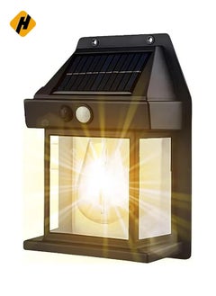HuHa (1Pcs Updated Wireless Motion Solar Light Garden Wall Light 3 Modes Solar Light Outdoor Solar Light, Exterior Wall Mount Lighting for Patio Yard.  - Image 1