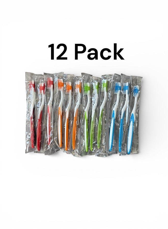 AIAG 12-Count Extra Firm and Hard Bristle Adult Toothbrush Bulk Huge Head Bristle Full Head Manual Toothbrush - Image 5