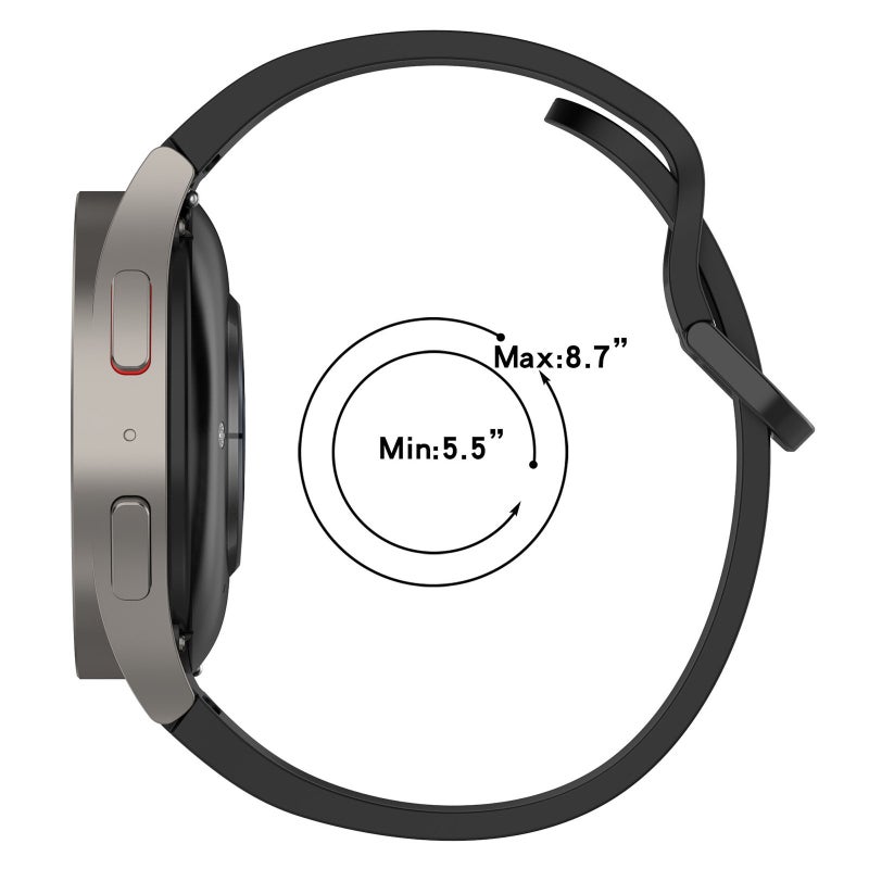 سوار ساعة Amazfit Gtr 2 من السيليكون مقاس 22 مم (رمادي) - Image 4