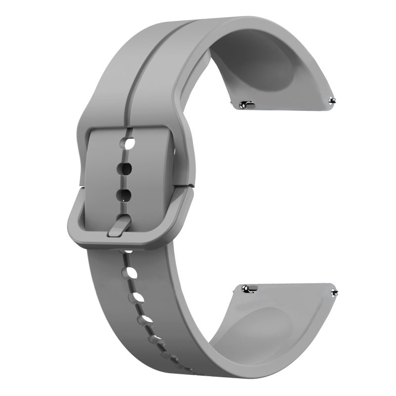 سوار ساعة Amazfit Gtr 2 من السيليكون مقاس 22 مم (رمادي) - Image 2