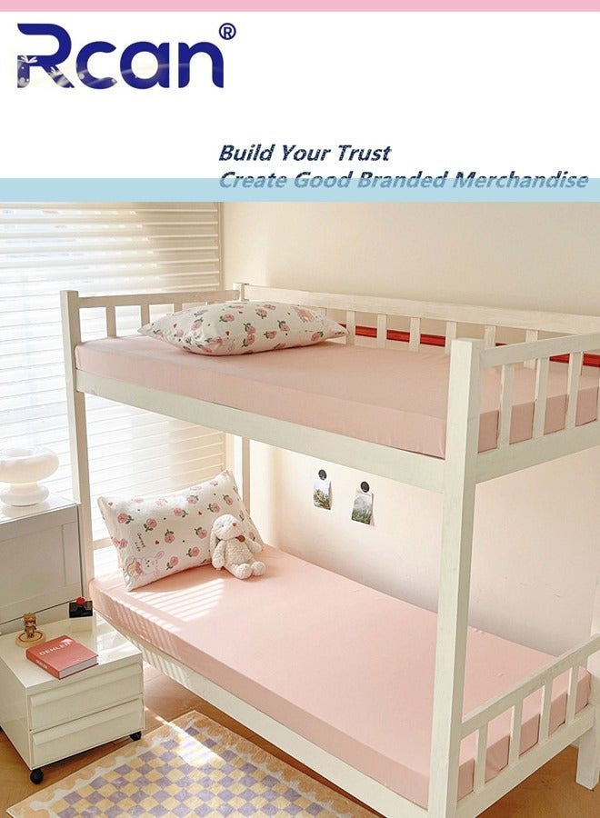 Rcan 3 Piece School Season Duvet Cover Set College Style Cartoon Print  High Cotton Kids Bedding Quilt Cover Sheet Pillow Covers Or Dormitory Single Bed Children's Bed For Boys Girls 150x200cm 59x78.7in - Image 2