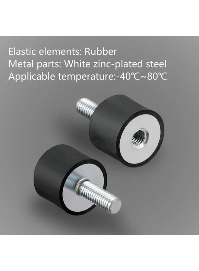 Variant1 Color 4 Pack M8 Rubber Bumper Vibration Dampers Anti Vibration Noise Block For Framing Air Conditioner Compressor HVAC Electric Generators - Image 5