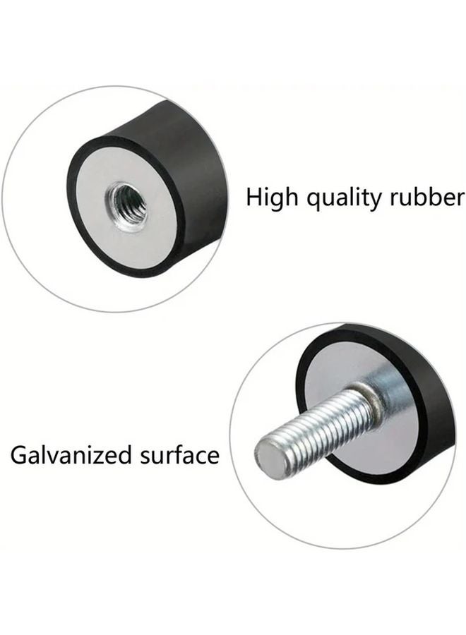 Variant1 Color 4 Pack M8 Rubber Bumper Vibration Dampers Anti Vibration Noise Block For Framing Air Conditioner Compressor HVAC Electric Generators - Image 3