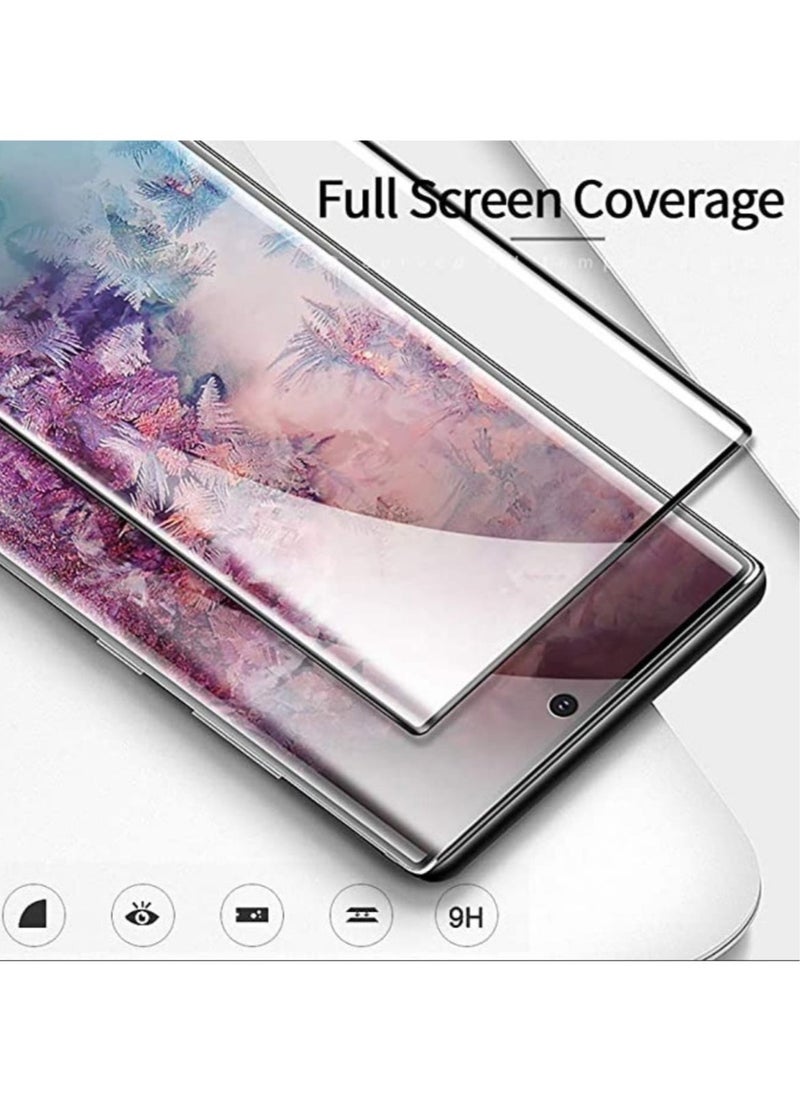 Raxoom Galaxy Note10 Plus Screen Protector,Full Coverage Tempered Glass [Anti-Scratch][High Definition][Designed for Ultrasonic Fingerprint] - Image 2
