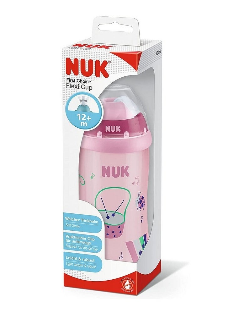 Flexi Cup with Straw, Assorted - 300ml for babies 12+ months, ventilation holes make it spill-proof and prevent liquid from remaining in the straw - pink - pzsku/Z280AD107A3B0B8EC141DZ/45/_/1736086938/c482cd18-041d-4a57-9ec2-2d19355584e6