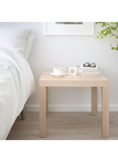 erorex Side Table, White Stained Oak Effect, 55X55 Cm  - Image 4