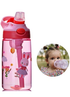 Children's Water Bottle, Cute Toddler Cup with Straw Leak-Proof Button to Open, and Durable Plastic Drinking Suitable for Boys Girls Rabbits Indoor Outdoor - pzsku/Z280AEF1A29CC94E92D80Z/45/_/1698736531/c9720a52-0619-46db-a7b6-a2eb7e753854