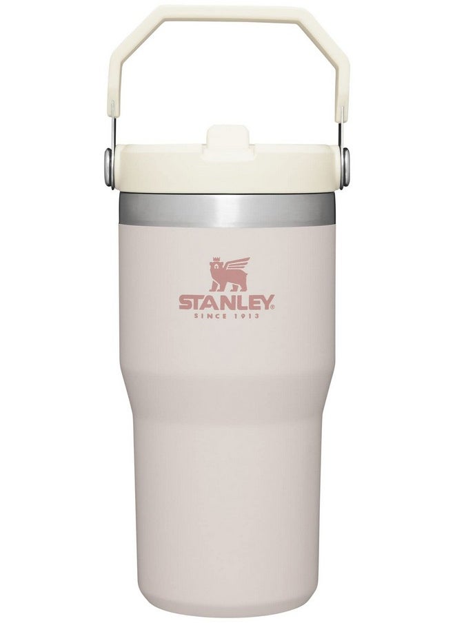 Stanley - Stanley IceFlow Stainless Steel Tumbler with Straw - Vacuum Insulated Water Bottle for Home, Office or Car Reusable Cup Leak Resistant Flip Cold 12 Hours Iced 2 Days (Rose Quartz) - Image 1