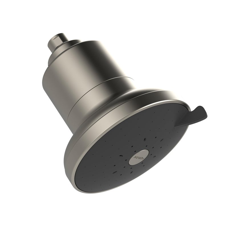 AQUA TRU AquaTru Shower - High Pressure Shower Filter Removes Impurities from Hard Water to Support Healthy Skin, Scalp, Hair, Reduce Breakage, and Enhance Your Beauty and Self-Care Routine (Brushed Nickel) - Image 1