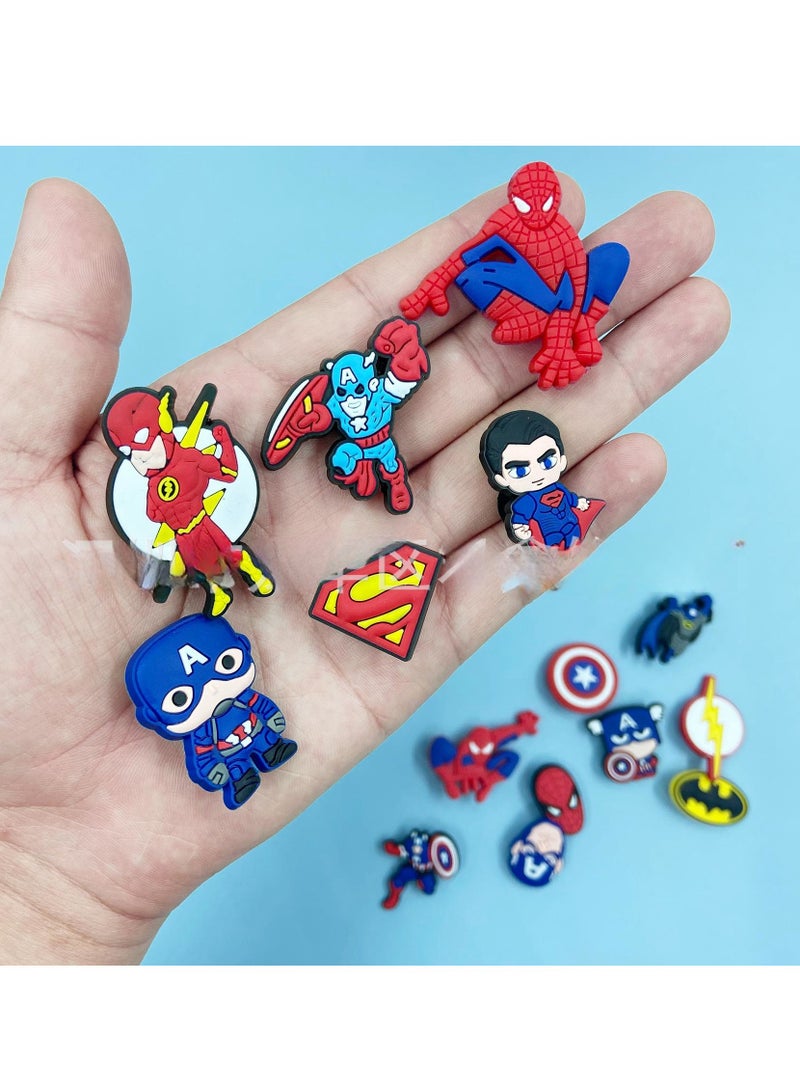 30 Pieces of Marvel hero shoe decorations in random styles - Image 4