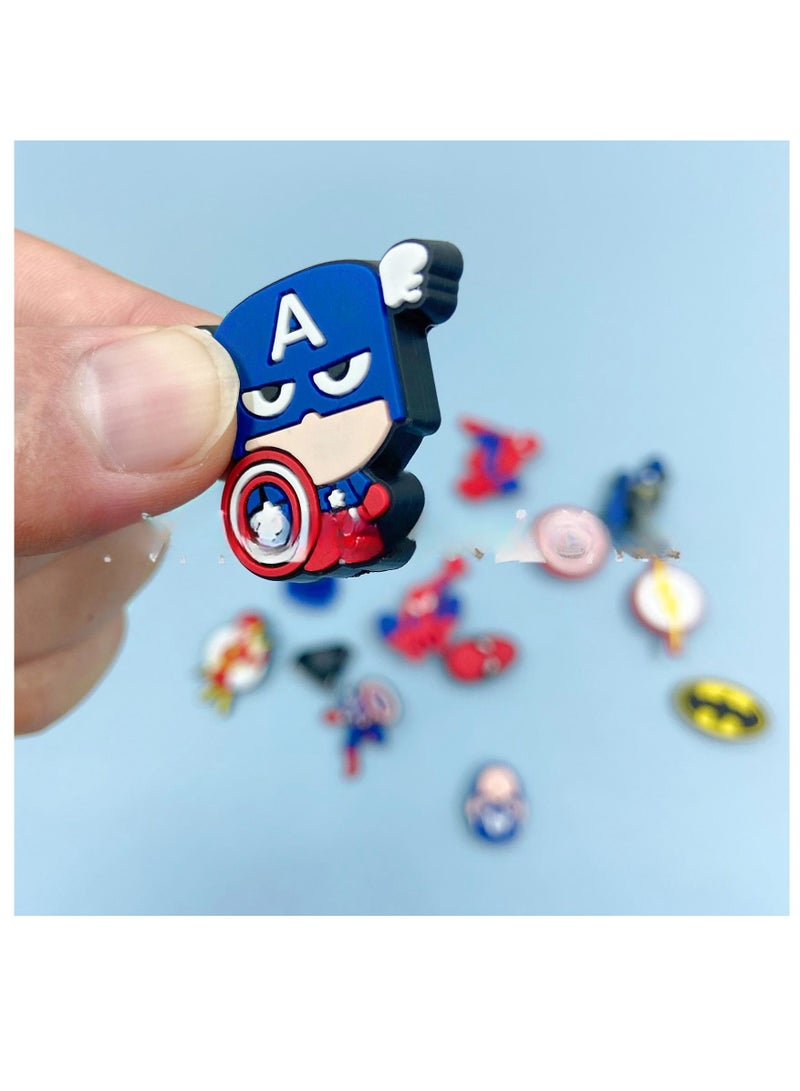 30 Pieces of Marvel hero shoe decorations in random styles - Image 3