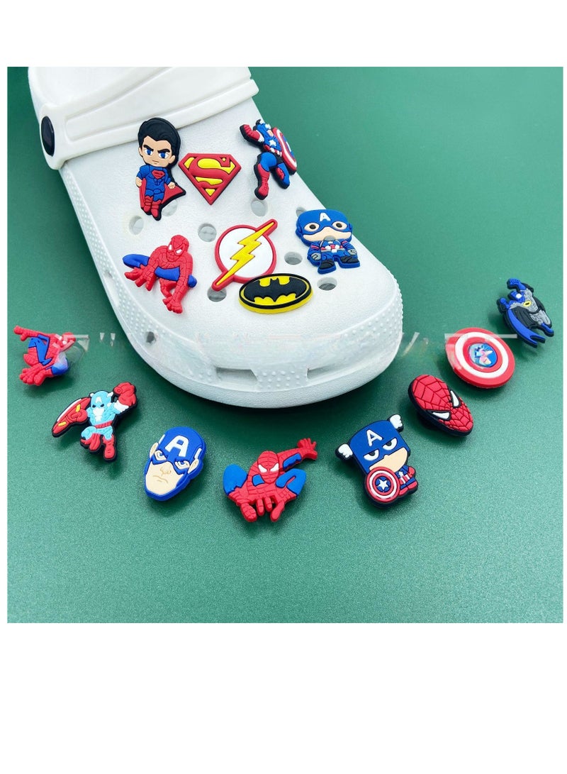 30 Pieces of Marvel hero shoe decorations in random styles - Image 2