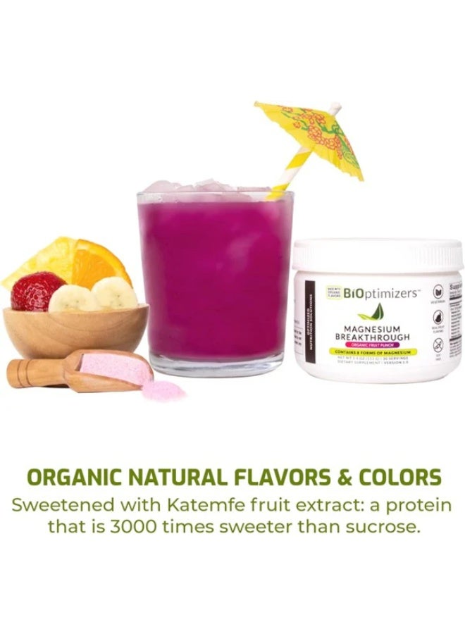 BiOptimizers مشروب المغنيسيوم المتقدم 30 توت العليق - Image 5