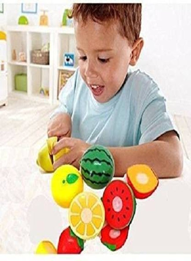 PRIMEFAIR Fruits Movers Realistic Sliceable 5 Pcs Fruits Cutting Play Toy Set, Can Be Cut in 2 Parts, Assorted Toys Boys & Girl's - Image 5