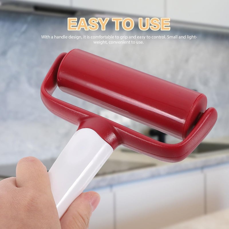 PATKAW 2pcs Dough Rolling Pin with Handle, Plastic Dumpling Roller Baking Tool for Kitchen Dough, Pastry, and Dumpling Skin Rolling in Home Cooking - Image 5