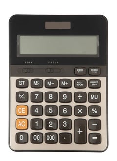 superior calculator, for solving easy and complex mathematical operations CT-2B, check and correct , dual power, equipped with a large LCD screen for offices, accountants, and personal use at home or school