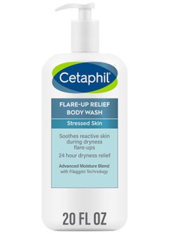 Cethapil Cetaphil New Fleur Up Relief Body Wash with Colloidal Oatmeal to Help Soothe Extra Dry, Stressed, Sensitive Skin 20 fl oz (591 ml)  - Image 1