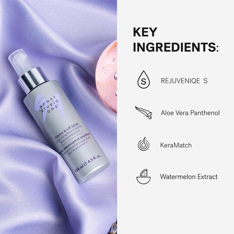 MONAT Studio One Root Boosting Volumizing & Plumping Spray - Salon-Style Hair Styling Product for Volume and Hold - Image 5