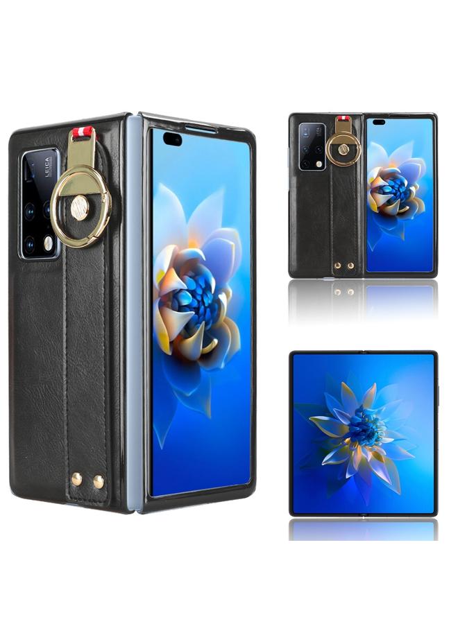 جرين تايجر جراب خلفي من الجلد لهاتف Huawei Mate X2 مع سوار المعصم - Image 1