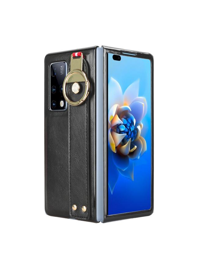 جرين تايجر جراب خلفي من الجلد لهاتف Huawei Mate X2 مع سوار المعصم - Image 4