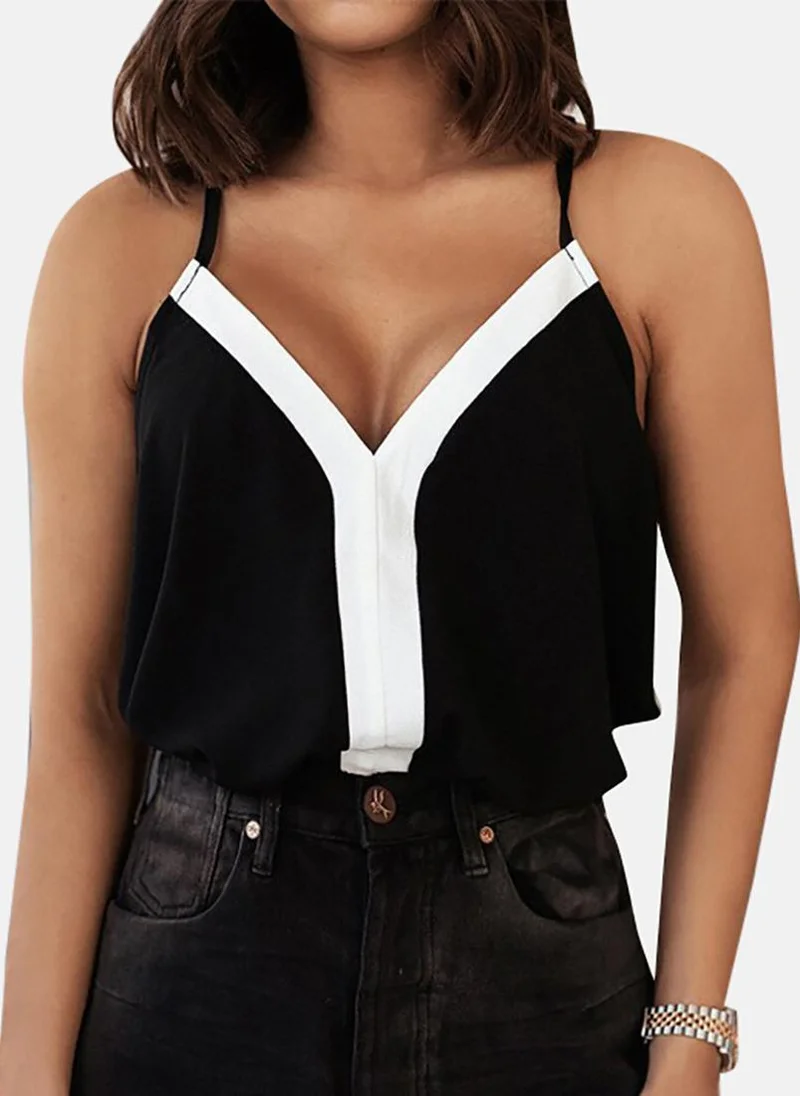 يونيكي Blue Textured Sleeveless Tie-up Knitted Top