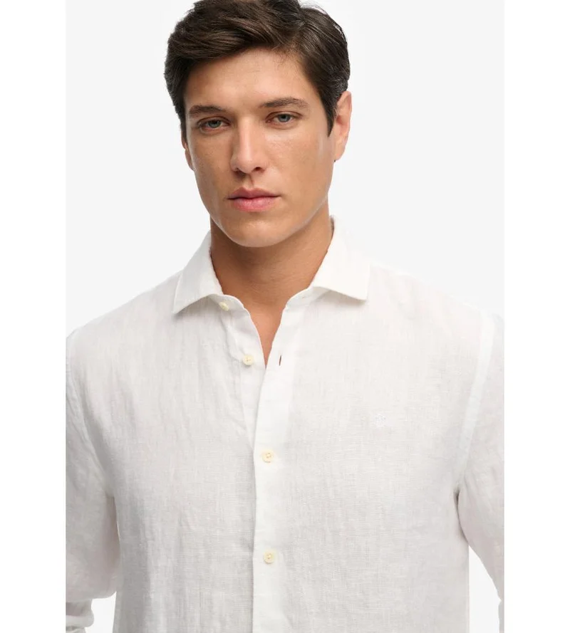 Superdry Riviera Long Sleeve Linen Shirt