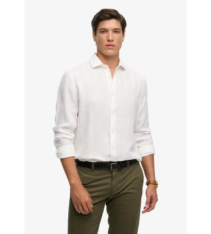 Superdry Riviera Long Sleeve Linen Shirt