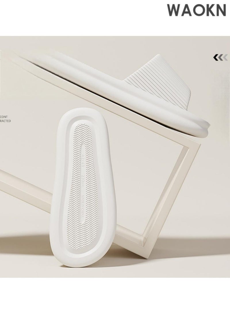 دبليو أيه أو كي أن شبشب جيرزمي كلاود سلايد للنساء والرجال: شبشب منزلي فائق النعومة، وأحذية للاستحمام وحمامات السباحة. صنادل مريحة مانعة للانزلاق، مثالية للصيف، للاستخدام الداخلي والخارجي، وعلى الشاطئ. تصميم مريح للغاية يجمع بين الراحة والعملية، مثالي للارتداء اليومي في مختلف الظروف. أحذية خفيفة الوزن ومتعددة الاستخدامات تناسب جميع الأذواق. - Image 2