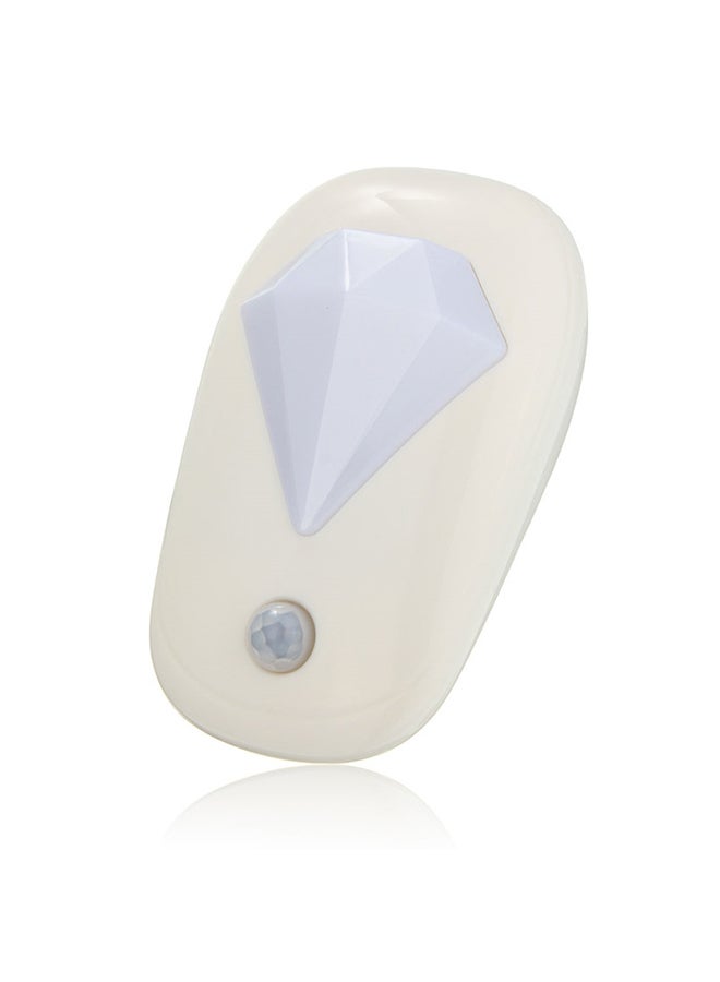 Loquat Auto Sensor Smart LED Night Light Emergency Lamp White 11x7x5centimeter - Image 2