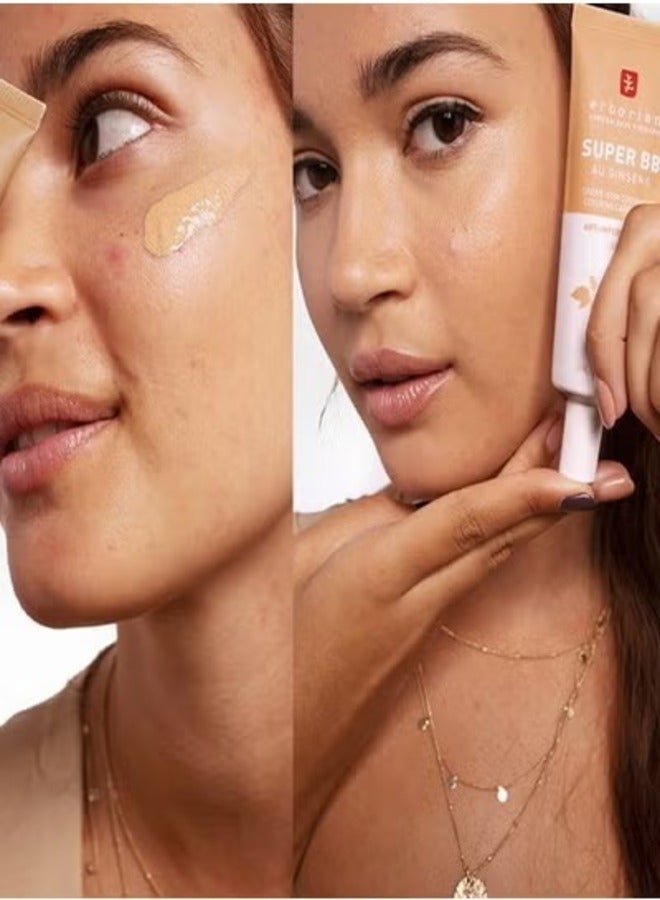 ERBORIAN Super BB Cream Au Ginseng Doré 15ml - High Coverage, Flawless Finish - Image 3