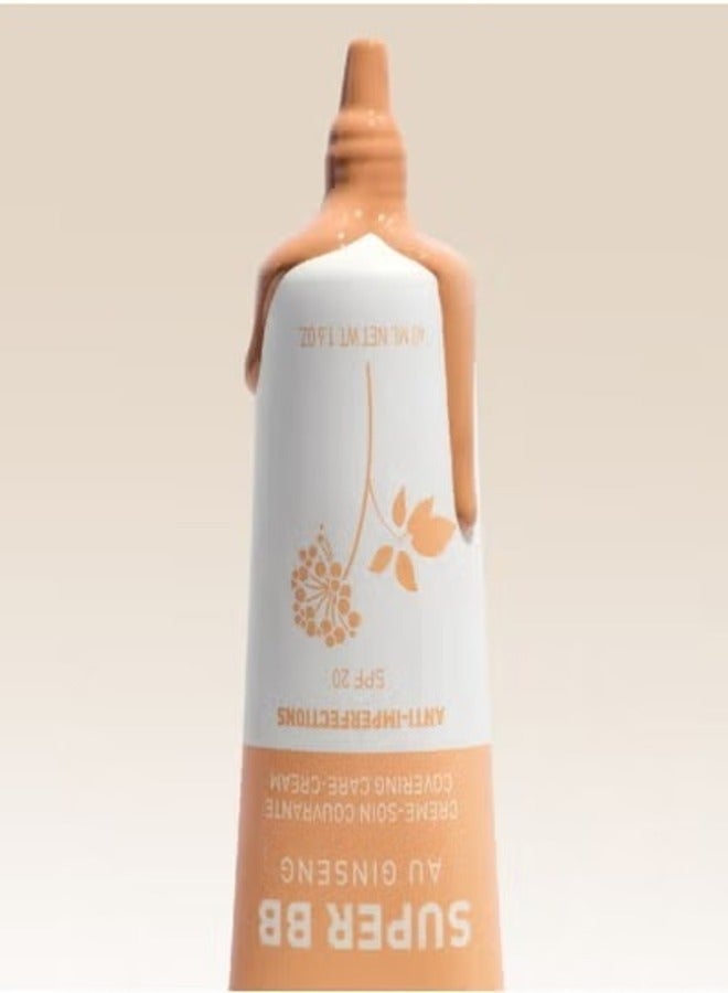 ERBORIAN Super BB Cream Au Ginseng Doré 15ml - High Coverage, Flawless Finish - Image 2