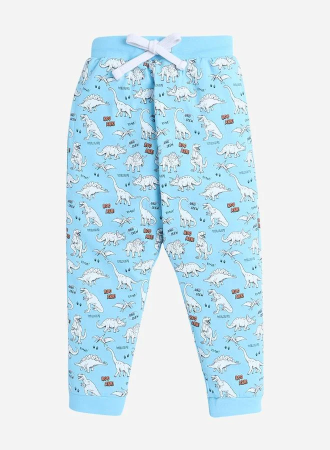 victor and jane Graphic Print T-Shirt and All-Over Printed Pyjama Set