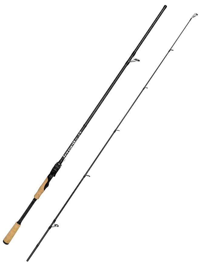 Jenseits 7'0" Spinning Fishing Rod - 2-Piece Carbon Fiber Rod, Medium Heavy Power Extra Fast Action, 3A Cork Handle, Ceramic Guides - Precision Rod for Bass & Salmon Fishing - Image 1