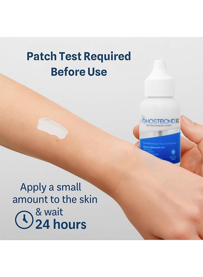 جوست بوند لاصق استبدال الشعر 38ml - الغراء الغير مرئي للاتصال بالعاعار - مقاومة للماء والزيت ، غير سامة ، خفيفة الحفاظ على قطعة الشعر البولي والدنتيل الآمنة والطبيعية ، والععار وأنظمة التوبي - Image 4