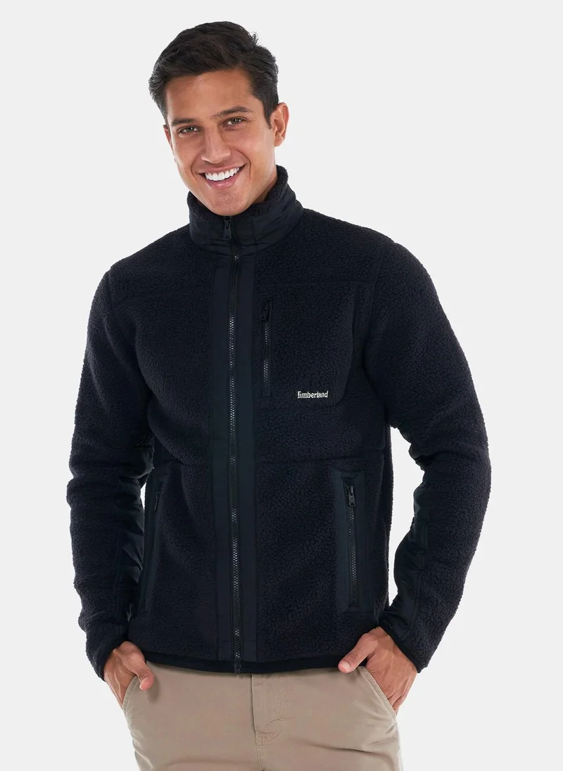 Timberland Men's Mix Media Sherpa Fleece Jacket